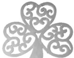 Natural Shamrock Wall Hanging